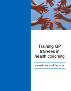 Training gp trainees in health coaching