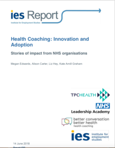 Health coaching innovation and adoption