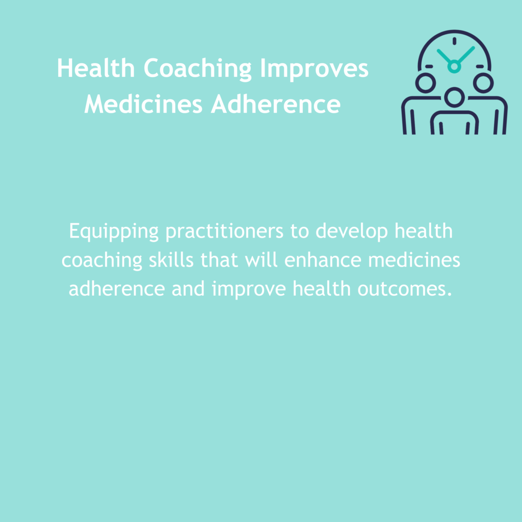Health coaching improves medicines adherence