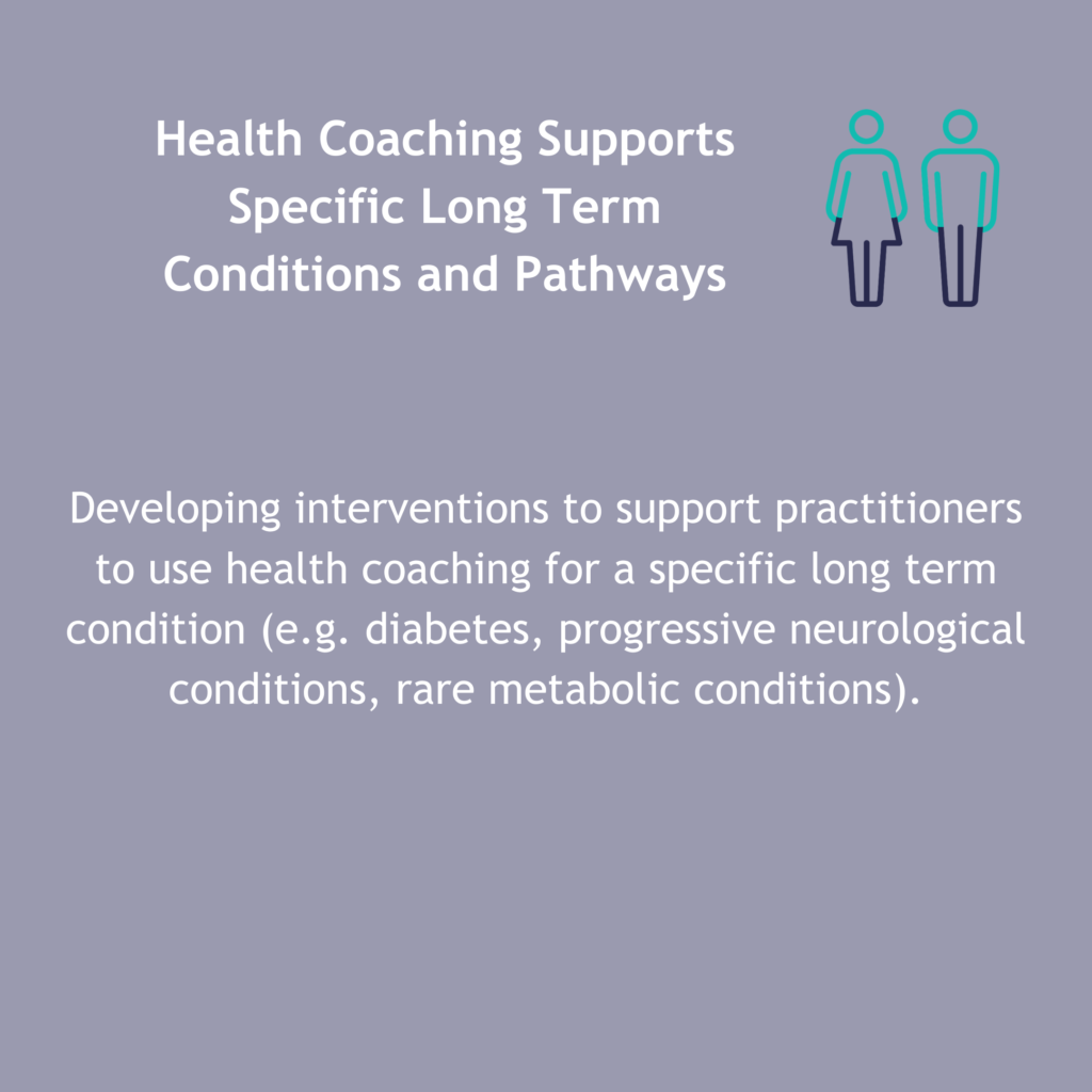 Health coaching interventions